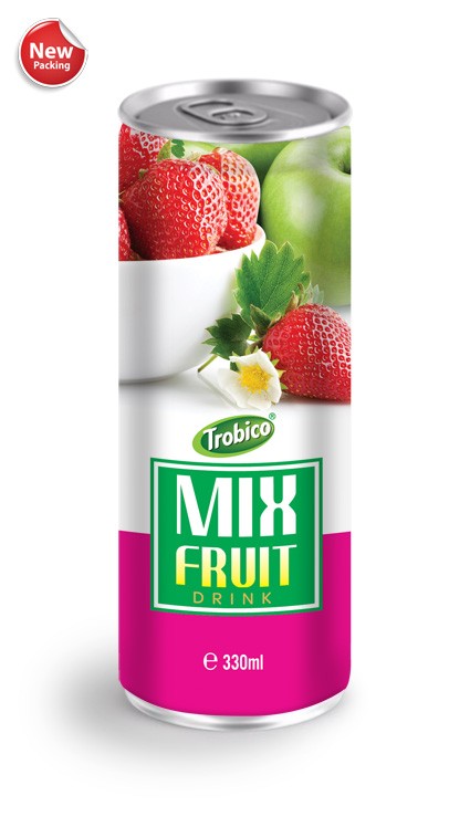 9 Trobico Mix fruit drink alu can 300ml